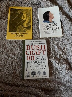 Bushcraft 101 + 2 Paperback Survival & Tribal Health Books